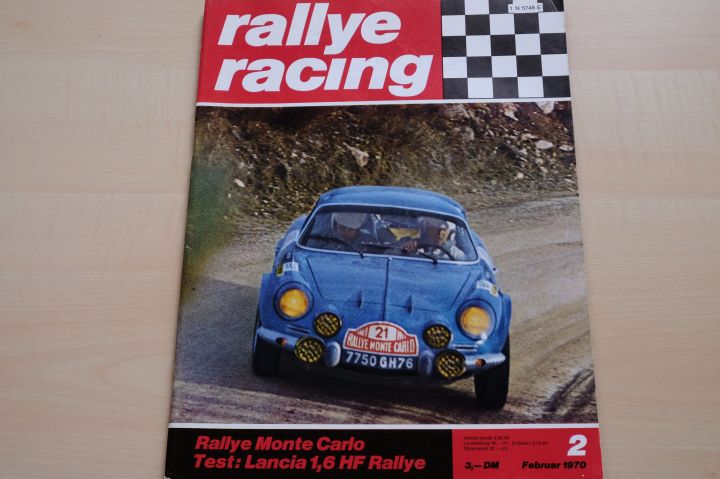 Deckblatt Rallye Racing (02/1970)
